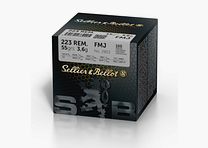 Sellier & Bellot 186962 .223 Rem. Vollmantel BT 3,6g 55grs. 100 Stk