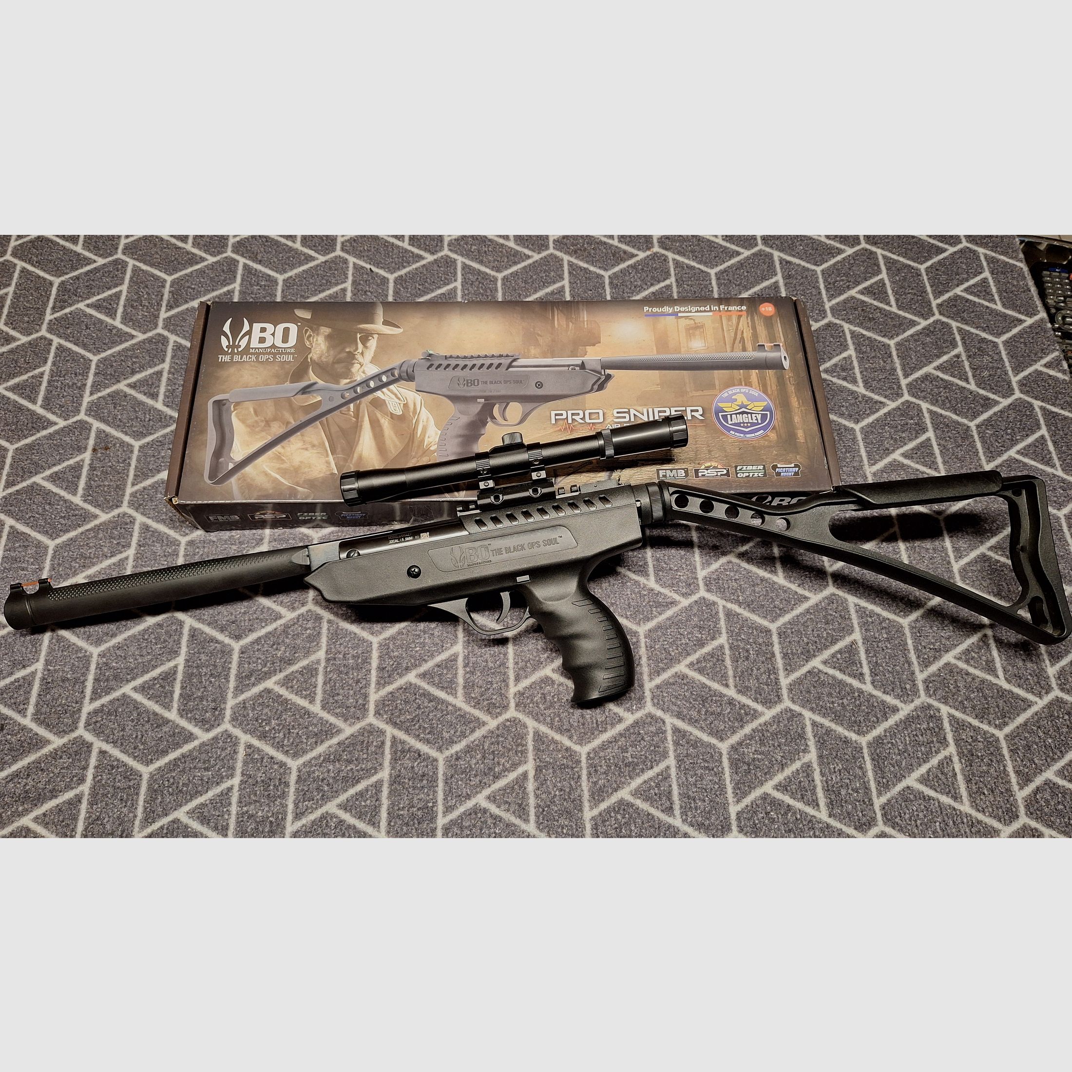 Black Ops Langley ProSniper - 5.5mm - Pistolenkarabiner 