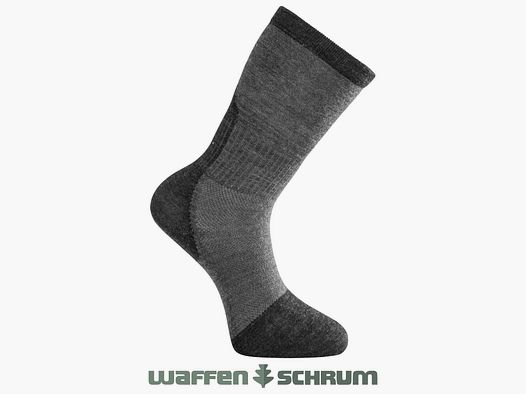 Woolpower Socke Skilled Liner Dunkelgrau-Grau
