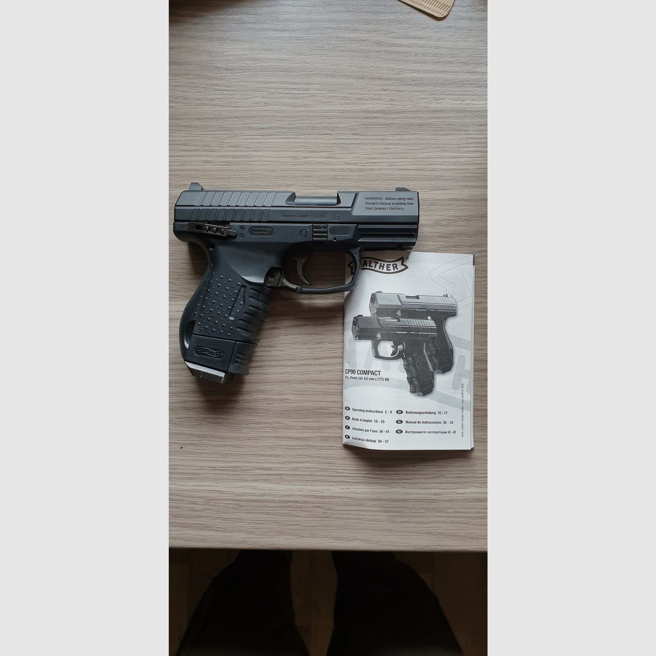 Pistolet pneumatyczny Walther GP99 