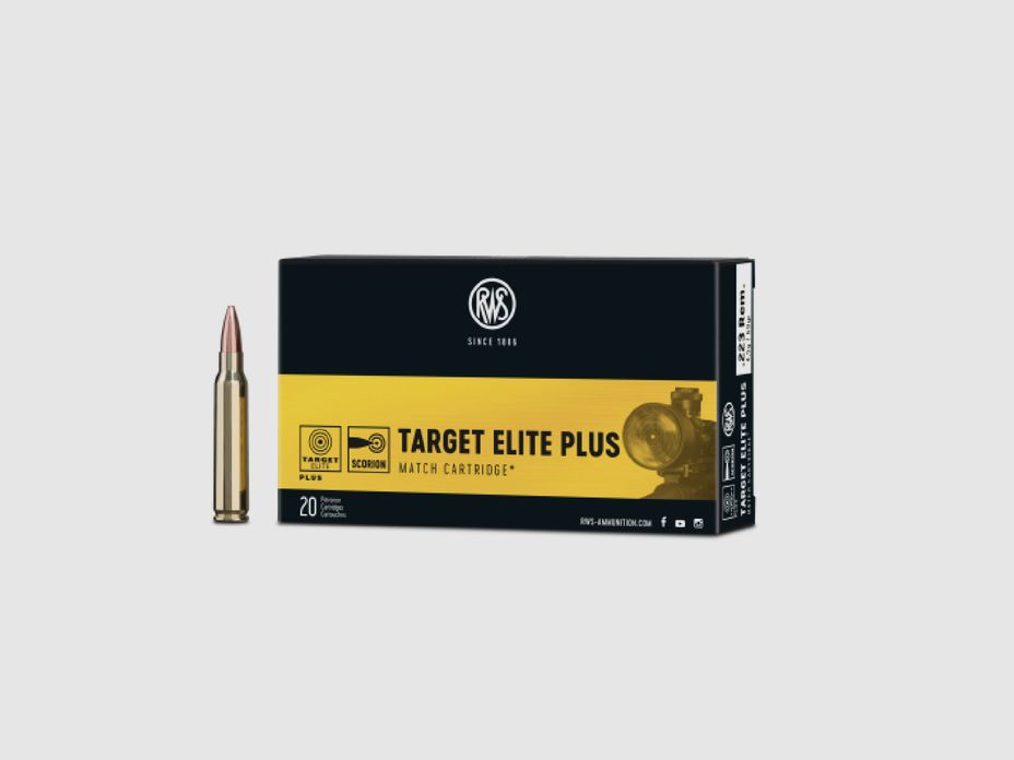 Target Elite Plus Kaliber .223 Rem. 69gr 20 Schuss