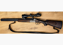 Merkel 211E combination gun 7x65R / 12/70 with scope and SEM