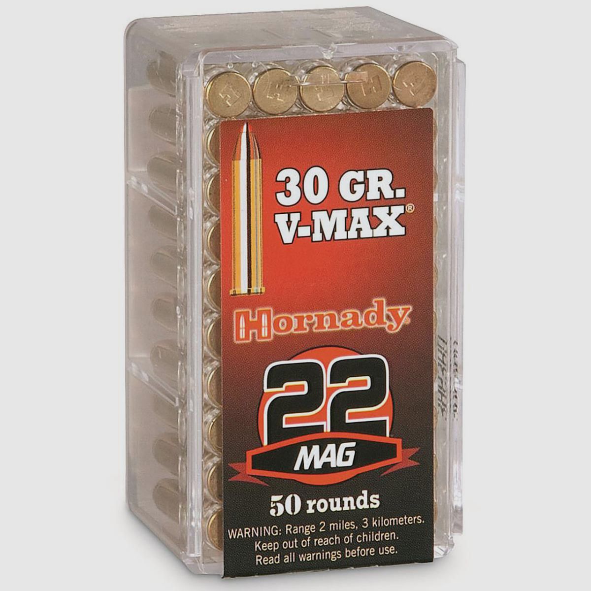 Hornady Varmint Express .22 WMR 30GR V-Max 50 cartucce