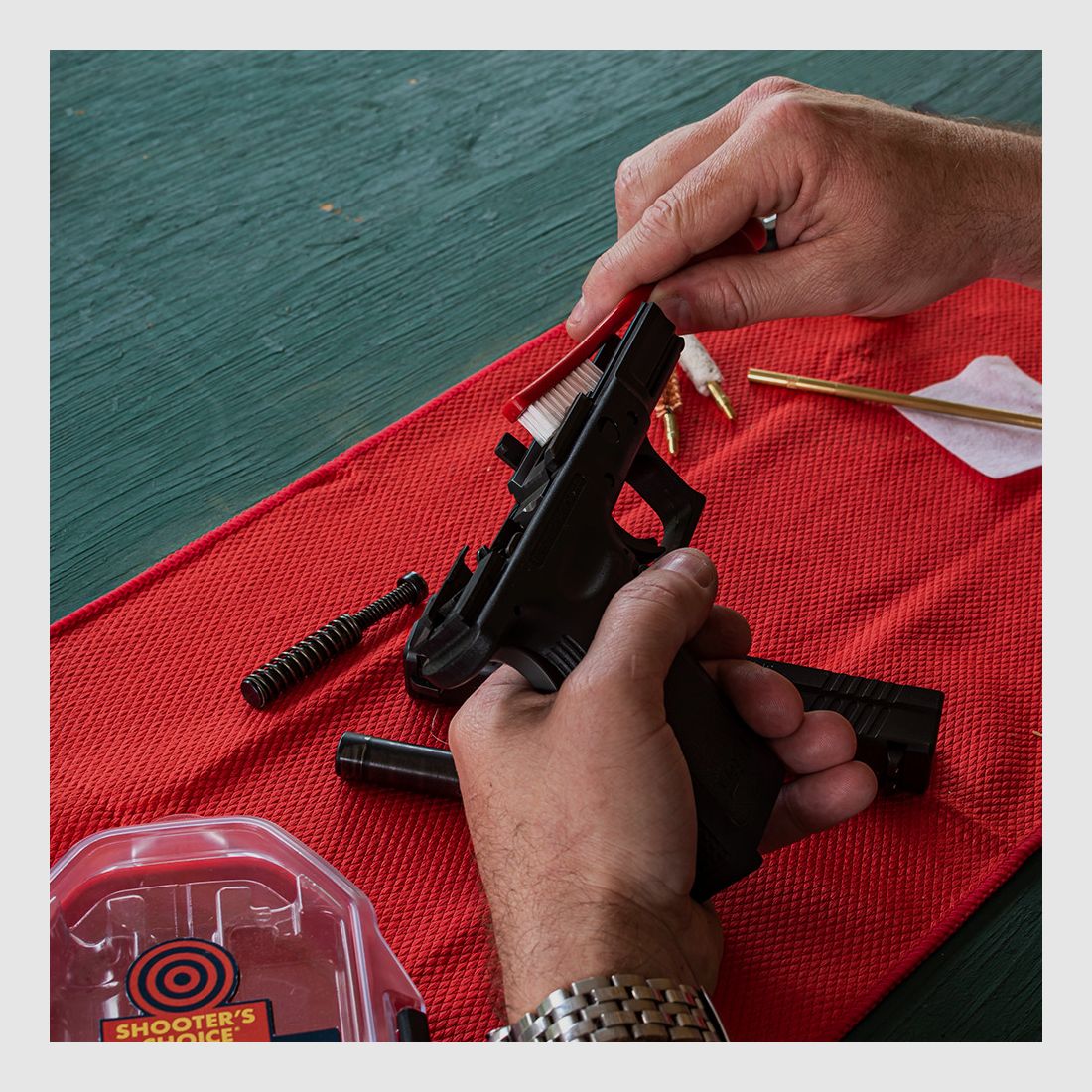 Shooter's Choice Nylon Putzbürsten – 20er Pack (SHF-316R-20)