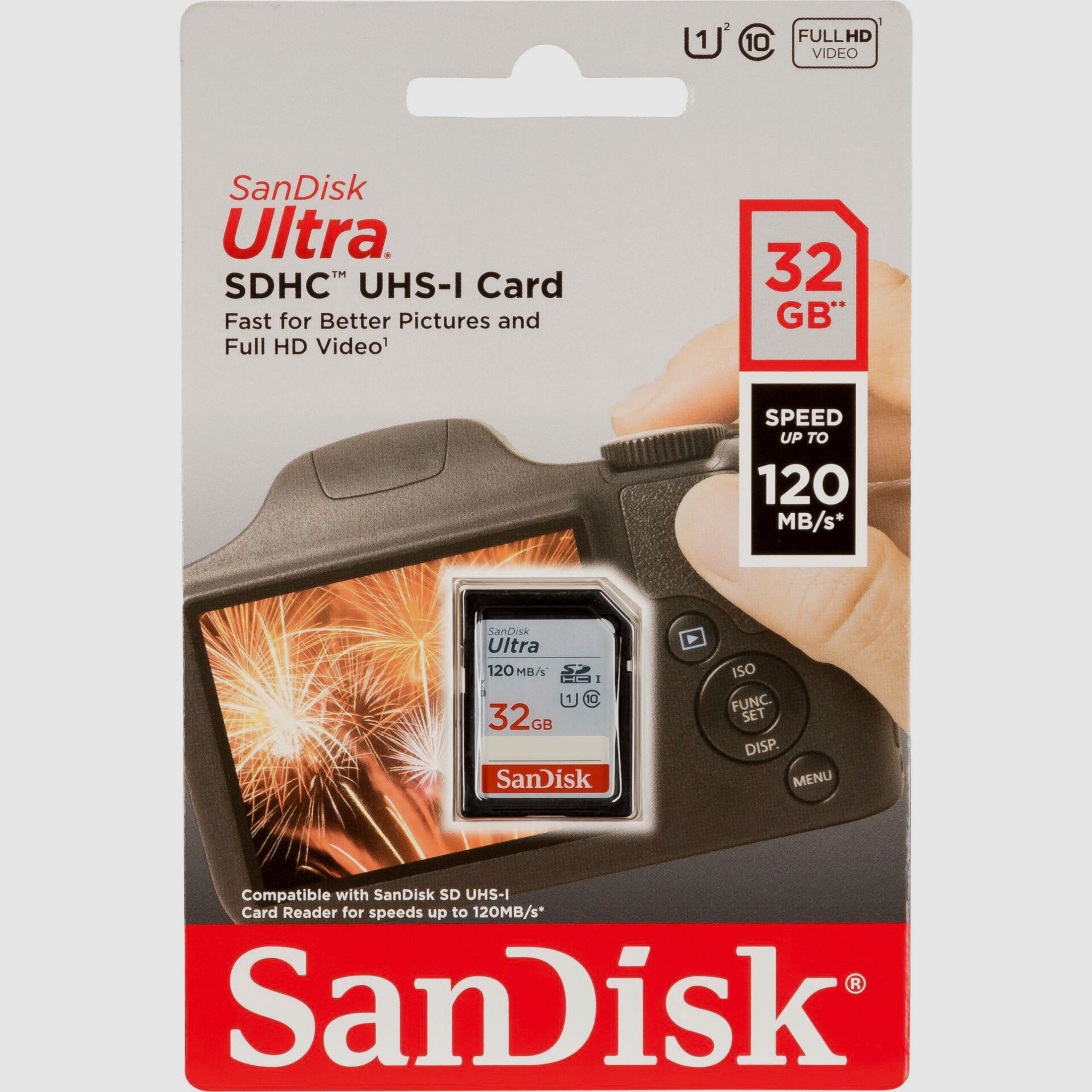 SanDisk Speicherkarte Ultra SDHC UHS-I 32 GB
