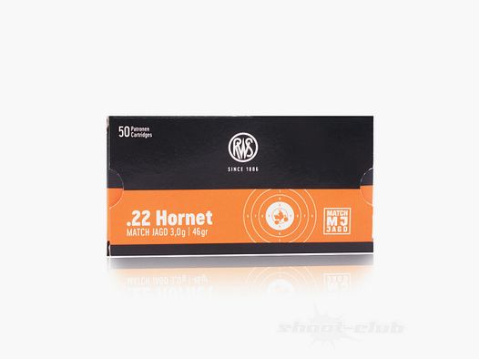 RWS Match Hunting 45grs 50pcs .22Hornet
