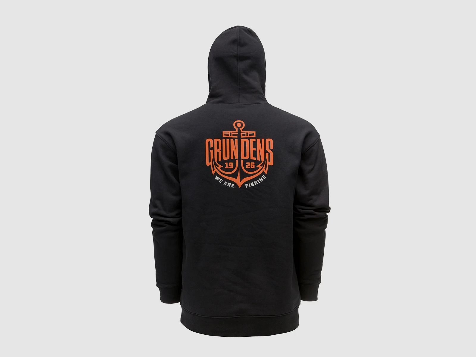 Grundéns Displacement DWR Hoodie Logo Anchor Black, L