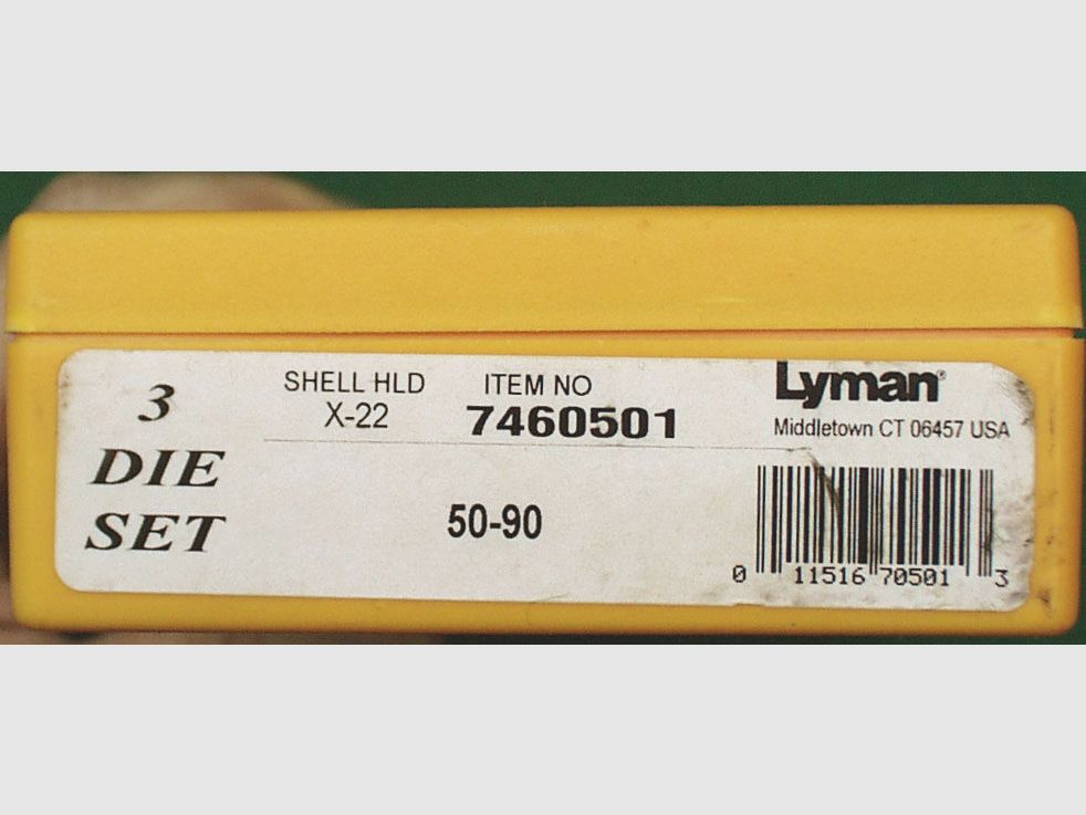 Lyman Matrizensatz 3-teilig "Classic" Kal.50-90 Sharps Straight, Bild 2 von 2