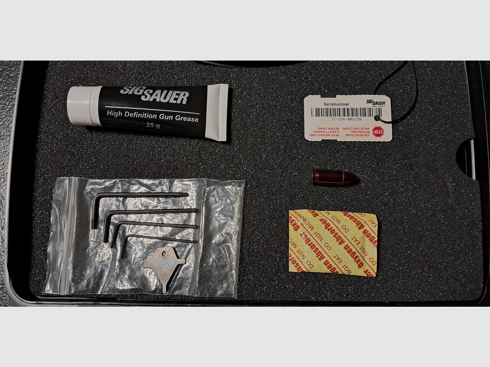 Sig Sauer X - Six Supermatch, caliber 9 mm with accessories