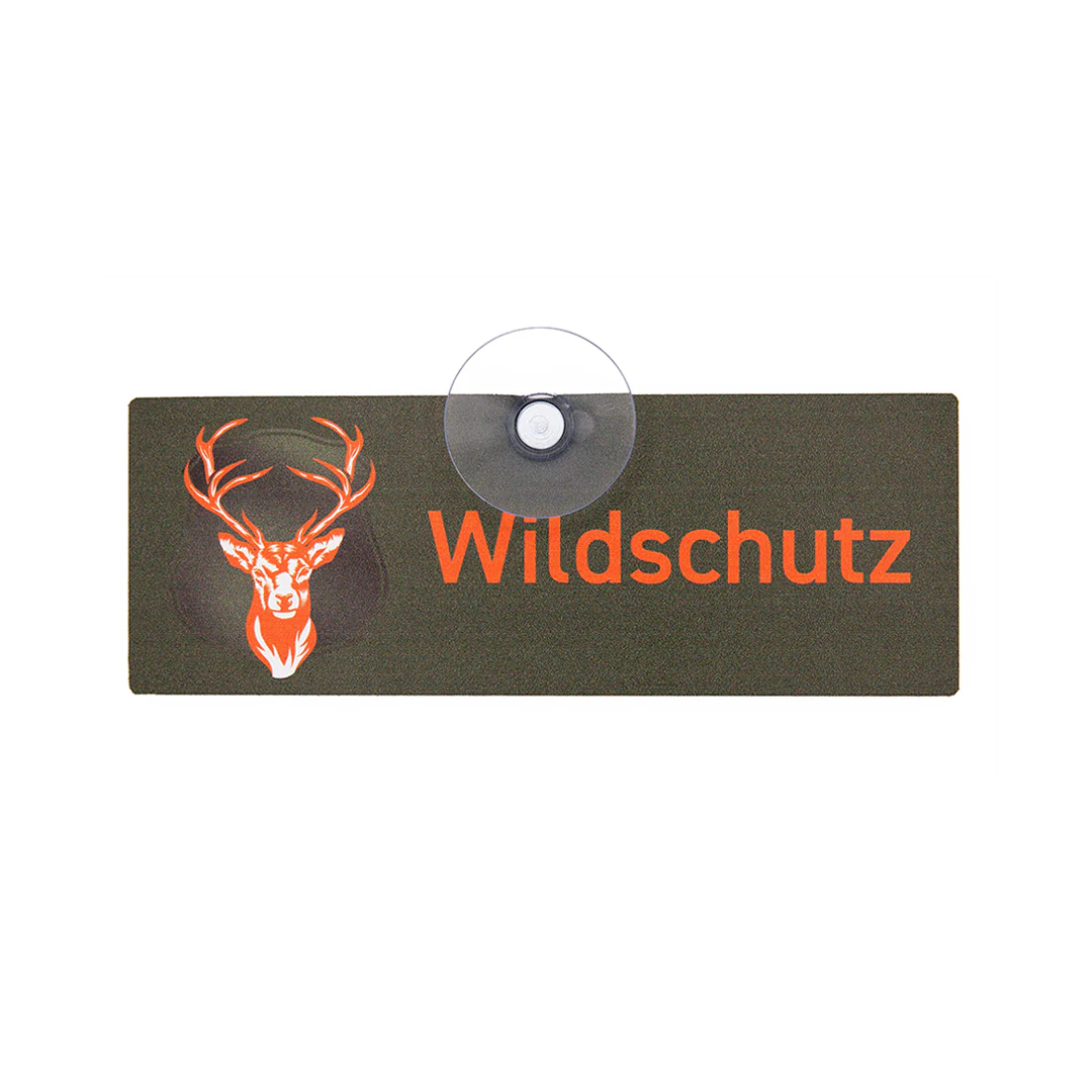 Sign with suction cup "Wild Protection" II