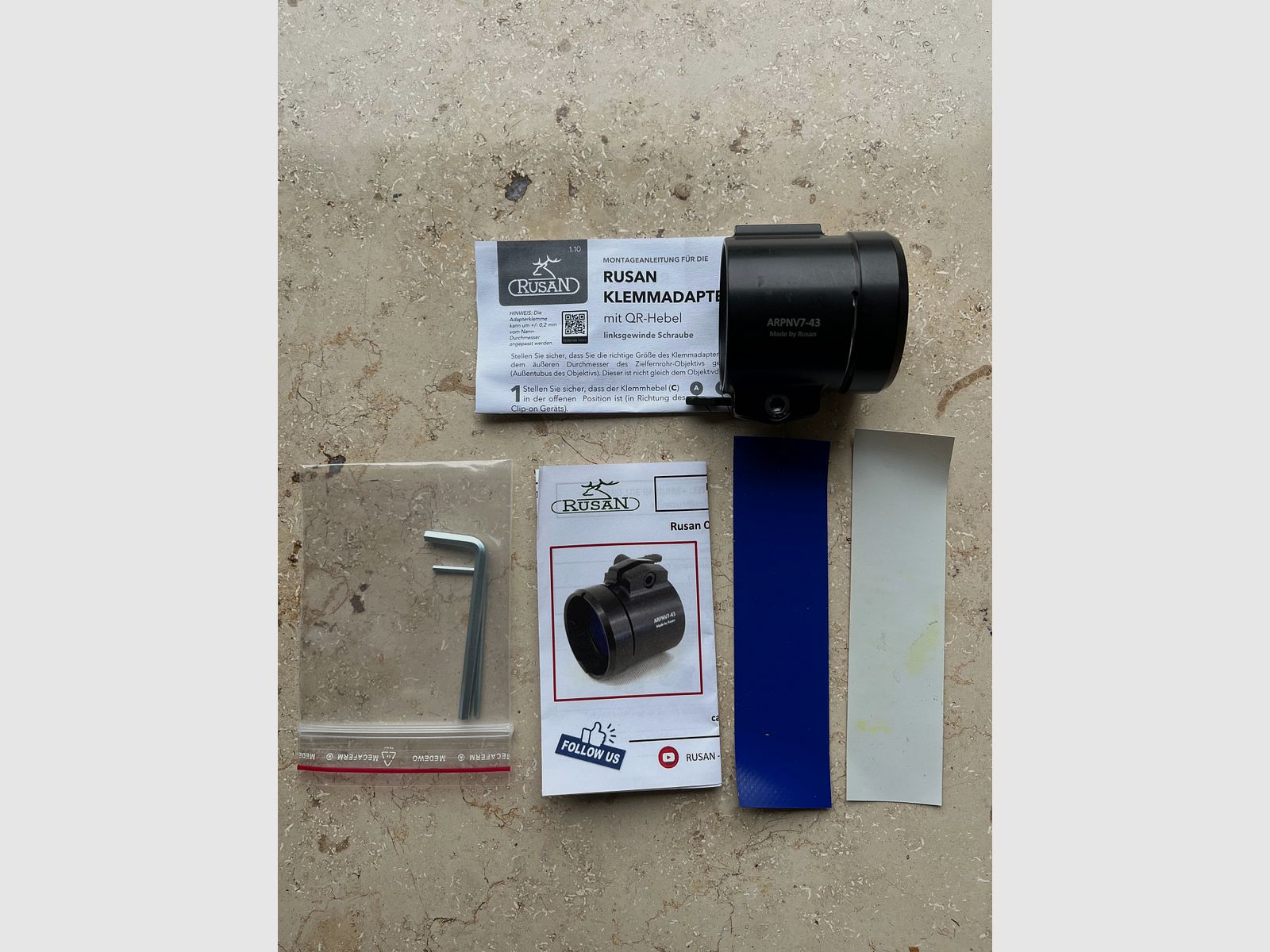 Rusan Klemmadapter ARPNV7 - 43, Bild 2 von 4