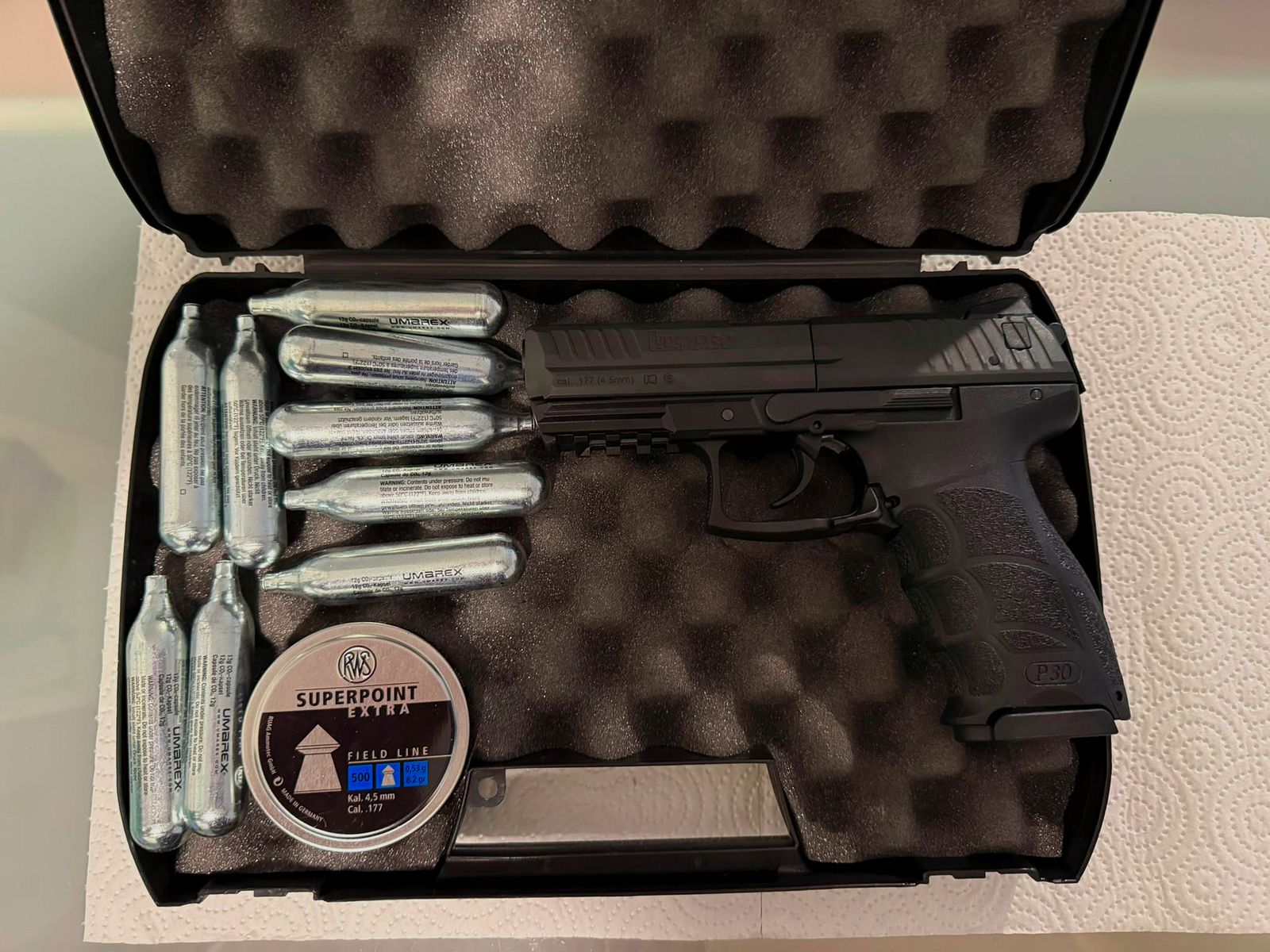 Heckler&Koch   P30  Pistolet Co2