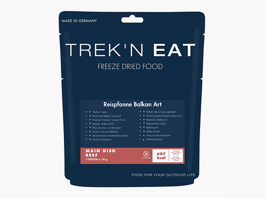 Trek'n Eat Patelnia Ryżowa w Stylu Bałkańskim