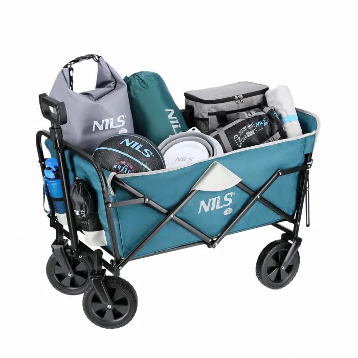 NC1606 Handwagen Donkerblauw 125L Nils Camp, afbeelding 6 van 11