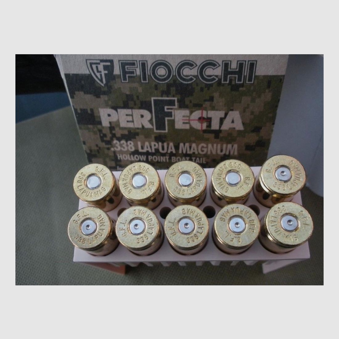 FIOCCHI PATRONEN Kal. 338 LAPUA MAG, Bild 2 von 2