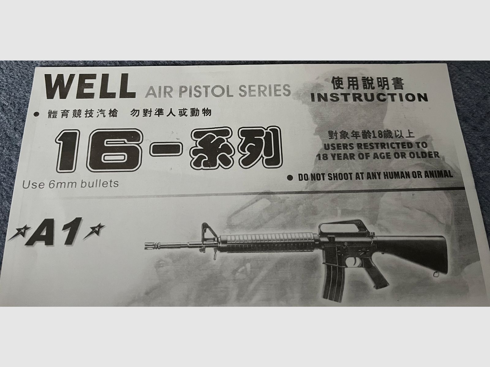 Pistolet pneumatyczny seria A1