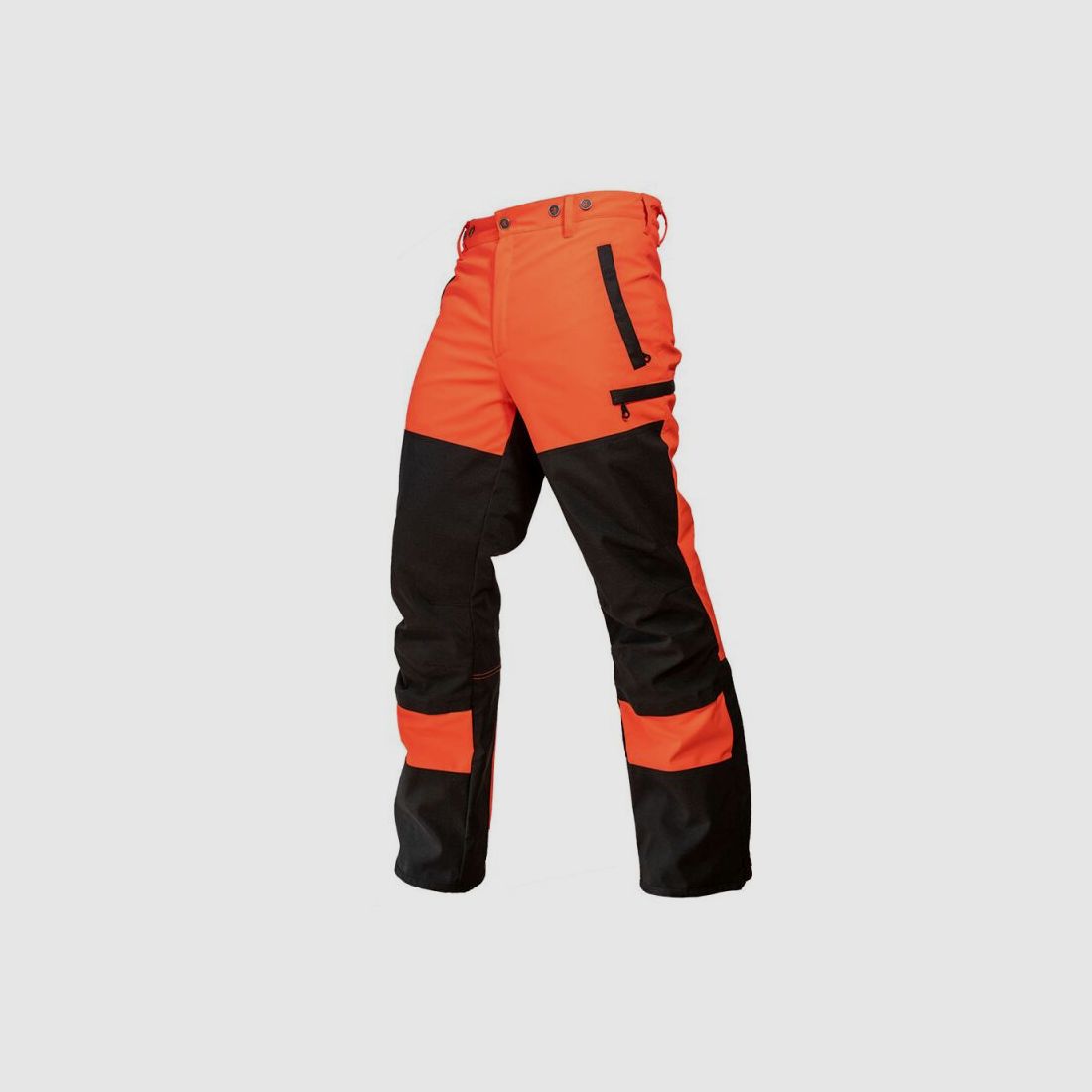 Kruedener Damen Keilerschutzhose Warnrot