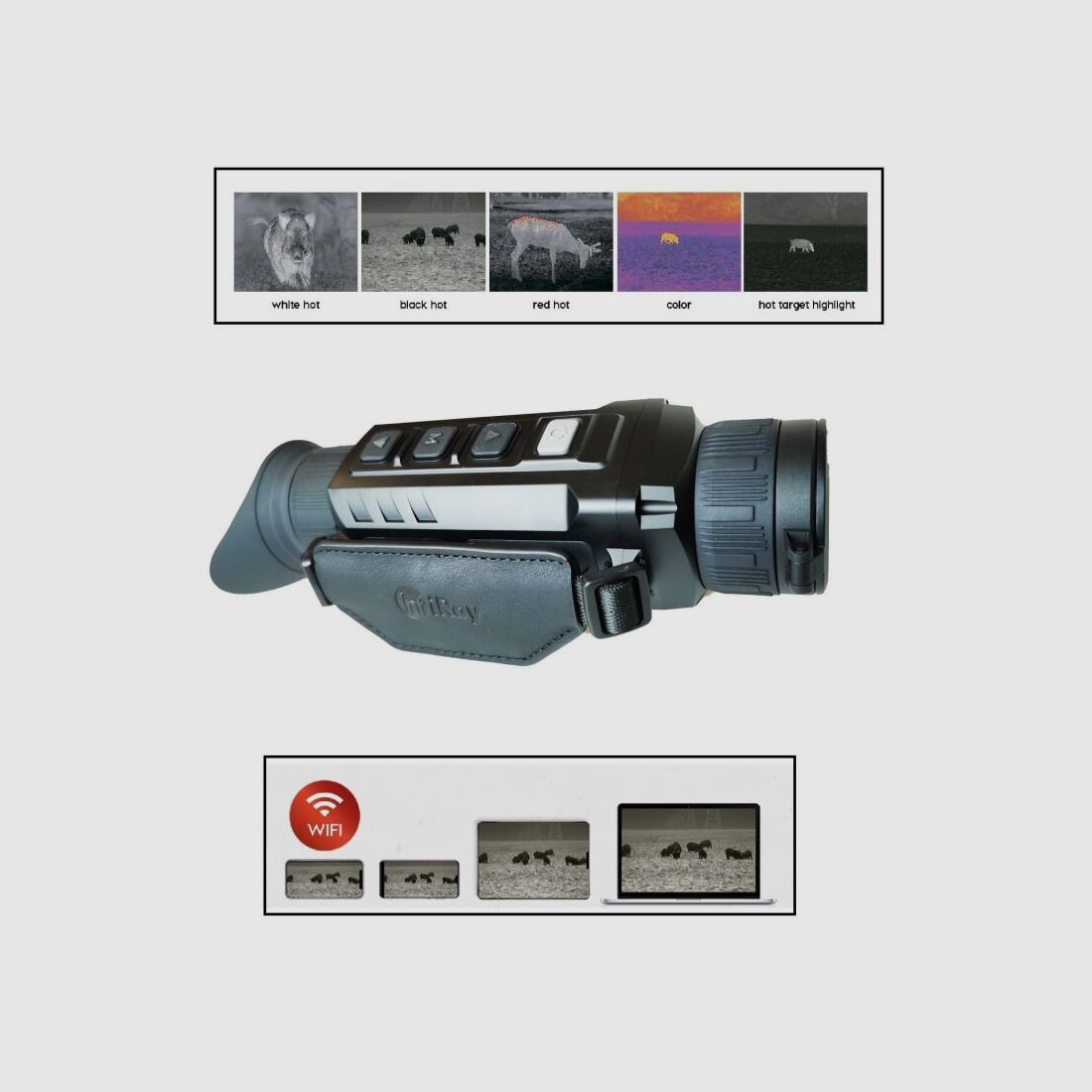 InfiRay Zoom ZH38 Wärmebildkamera mit optischem Zoom