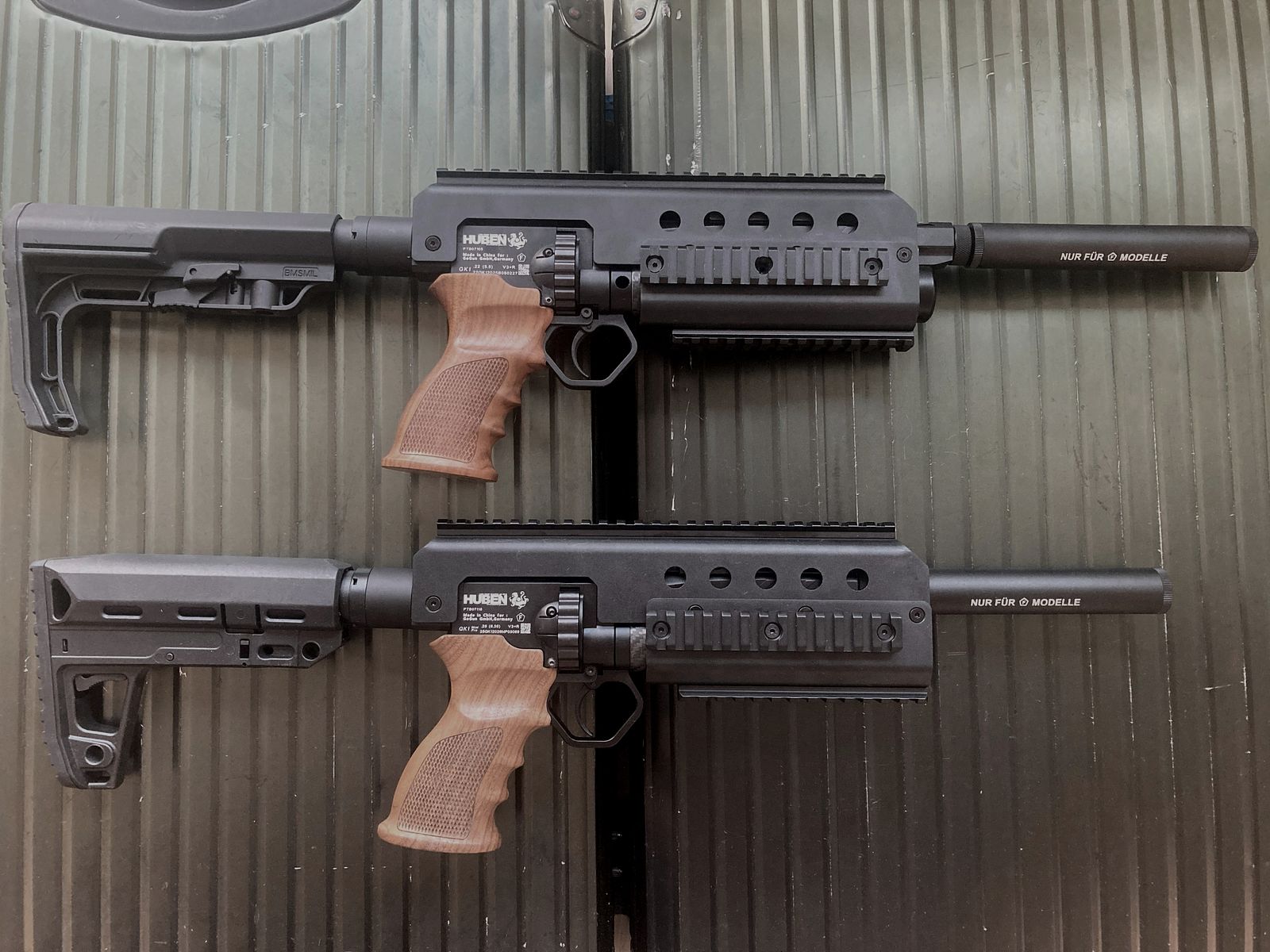 Huben GK1 Karabiner Umbau mit Aluminium-Gehäuse und AR15-Schaft längen/höhenverstellbar Neuwertig!