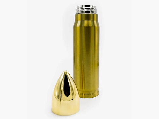 Caliber Gourmet Thermoflasche Bullet goldfarben