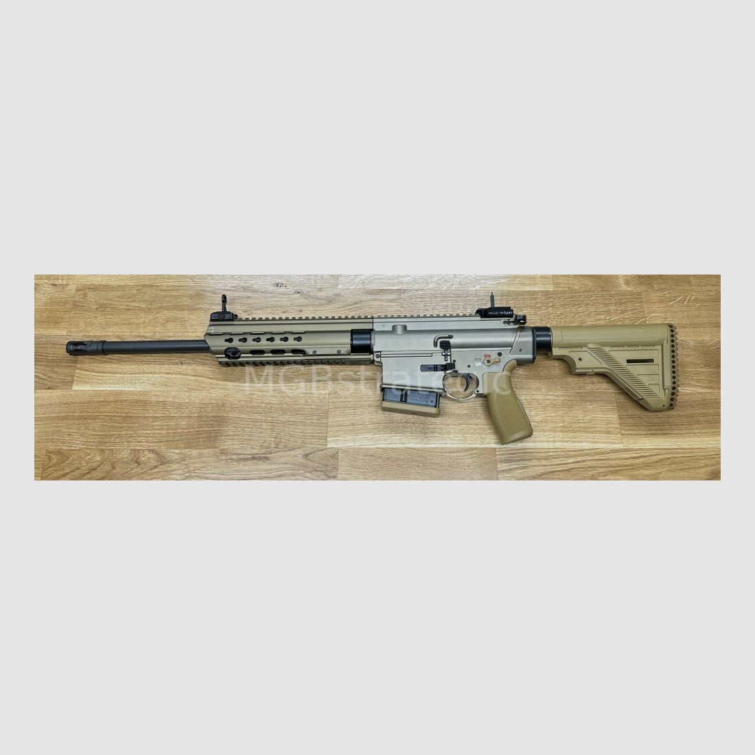 Heckler & Koch MR308 A3 16.5" - semi-automatic rifle .308 Win. HK MR308 A3 color sand - H&K MR 308 A3 - civilian version of the H&K 417 / H&K G27