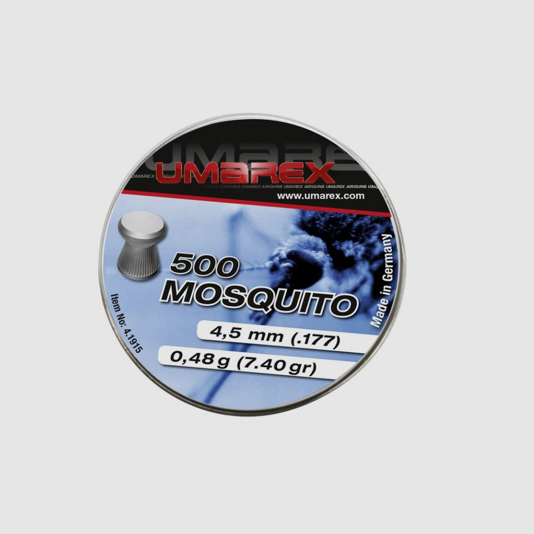 Umarex Mosquito- Flachkopf cal. 4,5mm (.177) 500 Stück