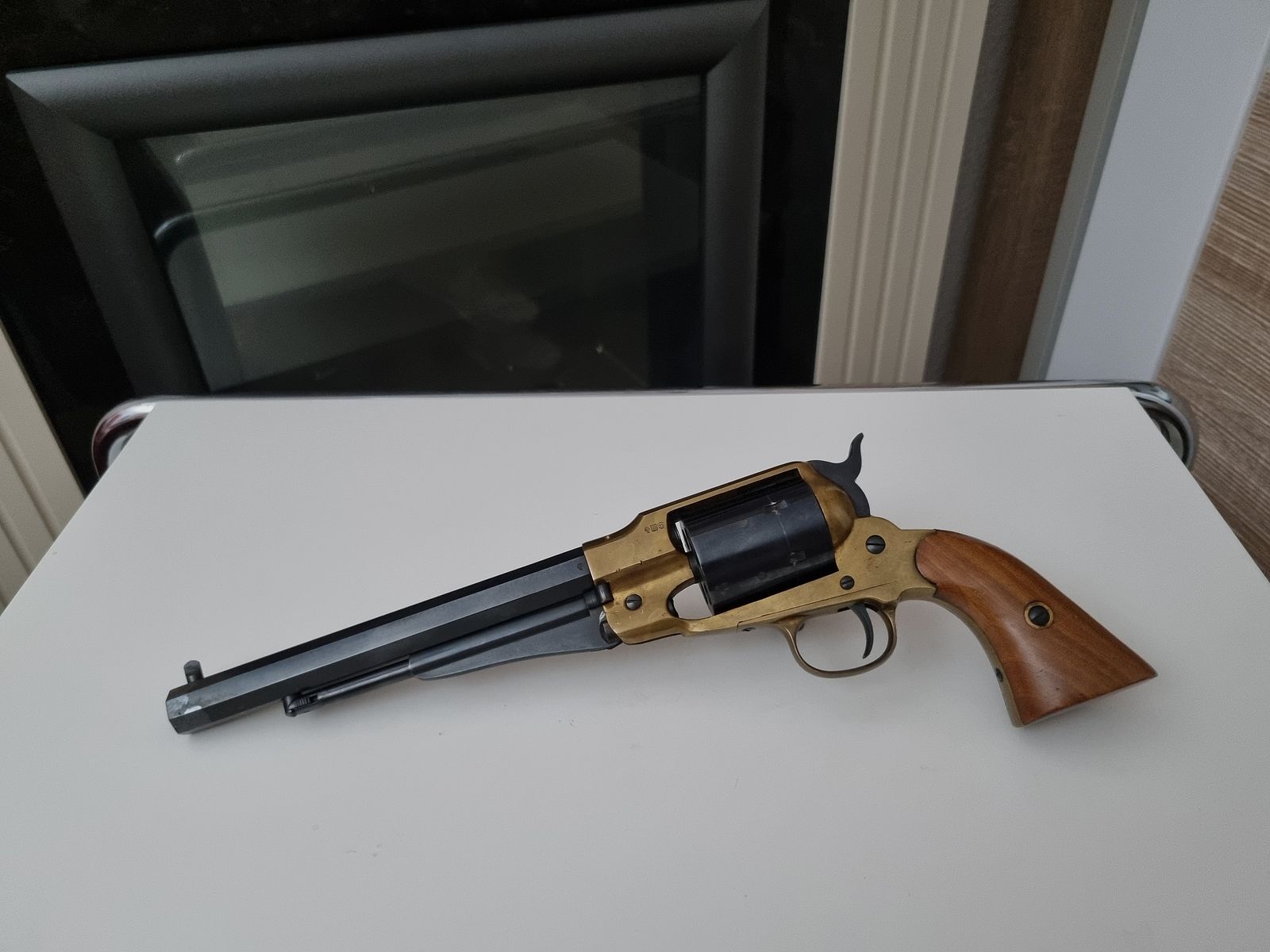 Western Remington New Army 9mm Knall Seltener Neumann Umbau PTB 304