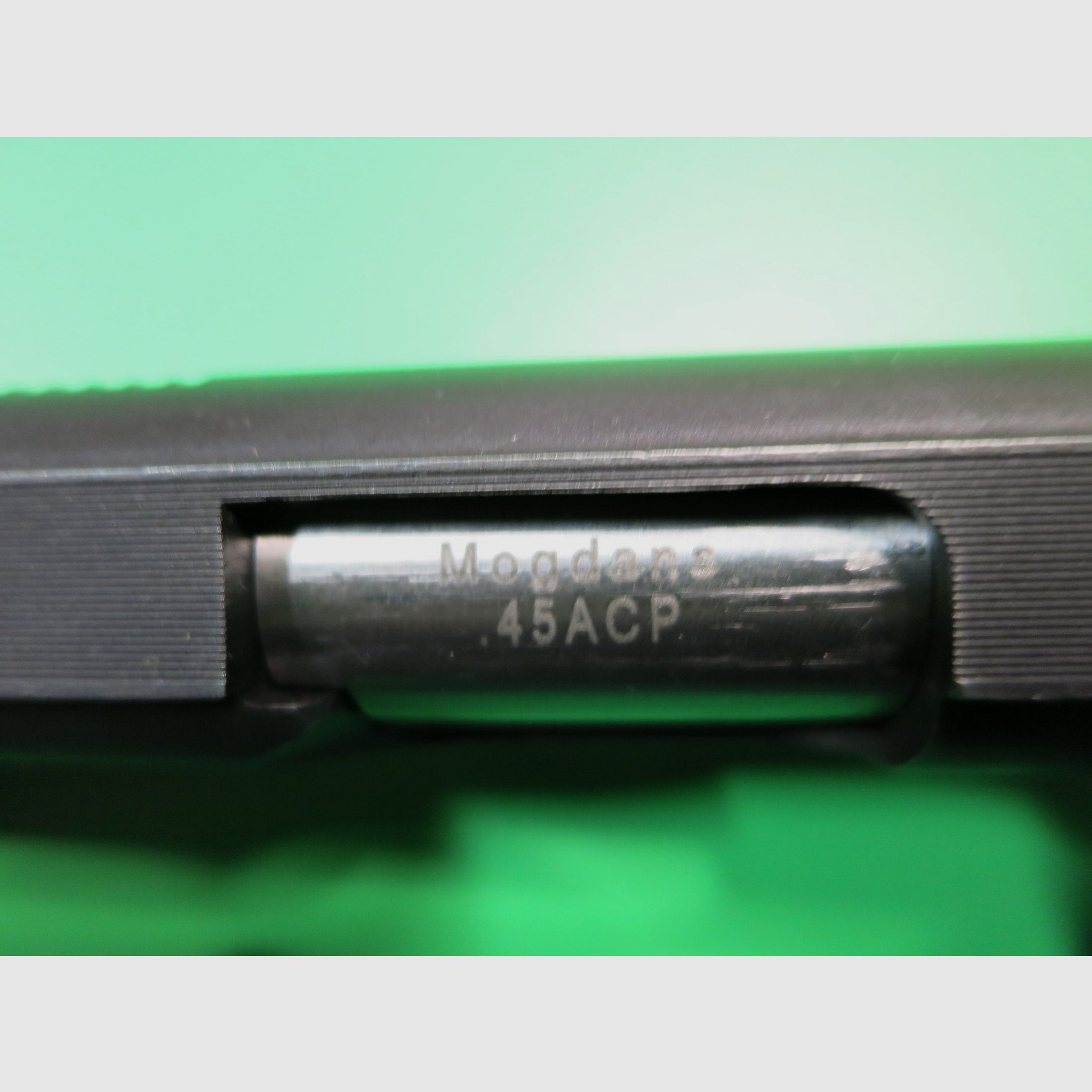 Colt exchange system for pistol 1911 National Match Gold Cup; Wilson barrel 6", MOGDANS, .45ACP, ELLIASON target rear sight #84