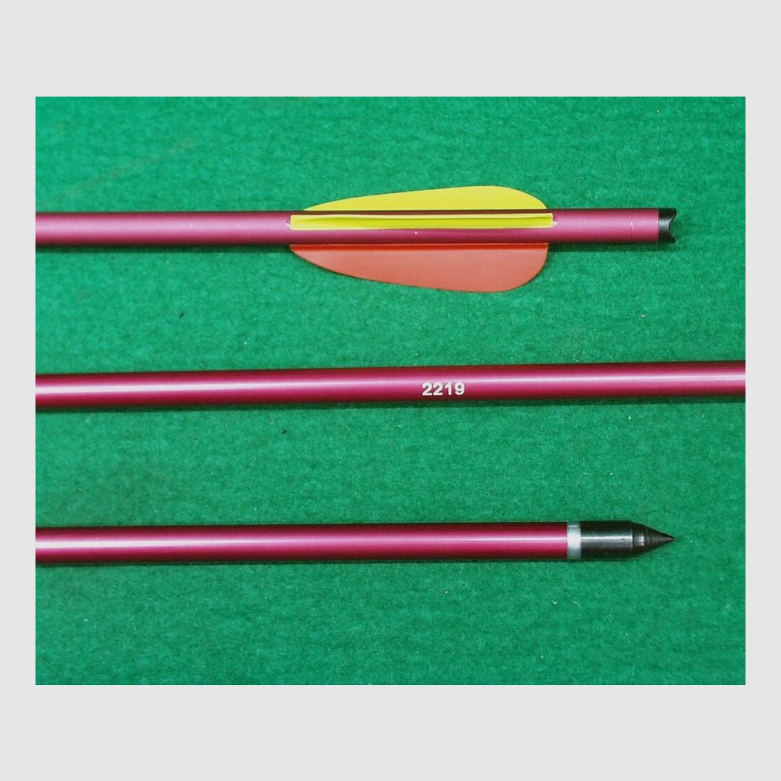 Herbertz Armbrust-Pfeile, dunkelrot