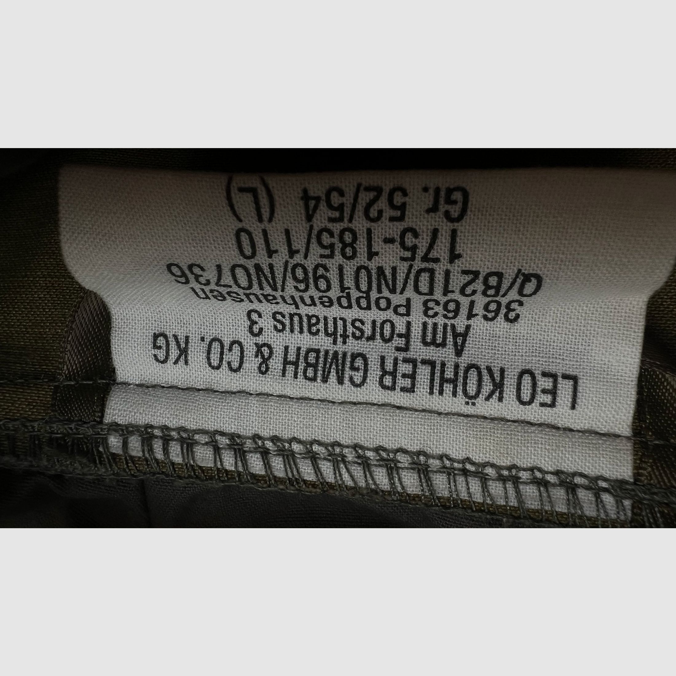 Einsatzkampfjacke von Leo Köhler