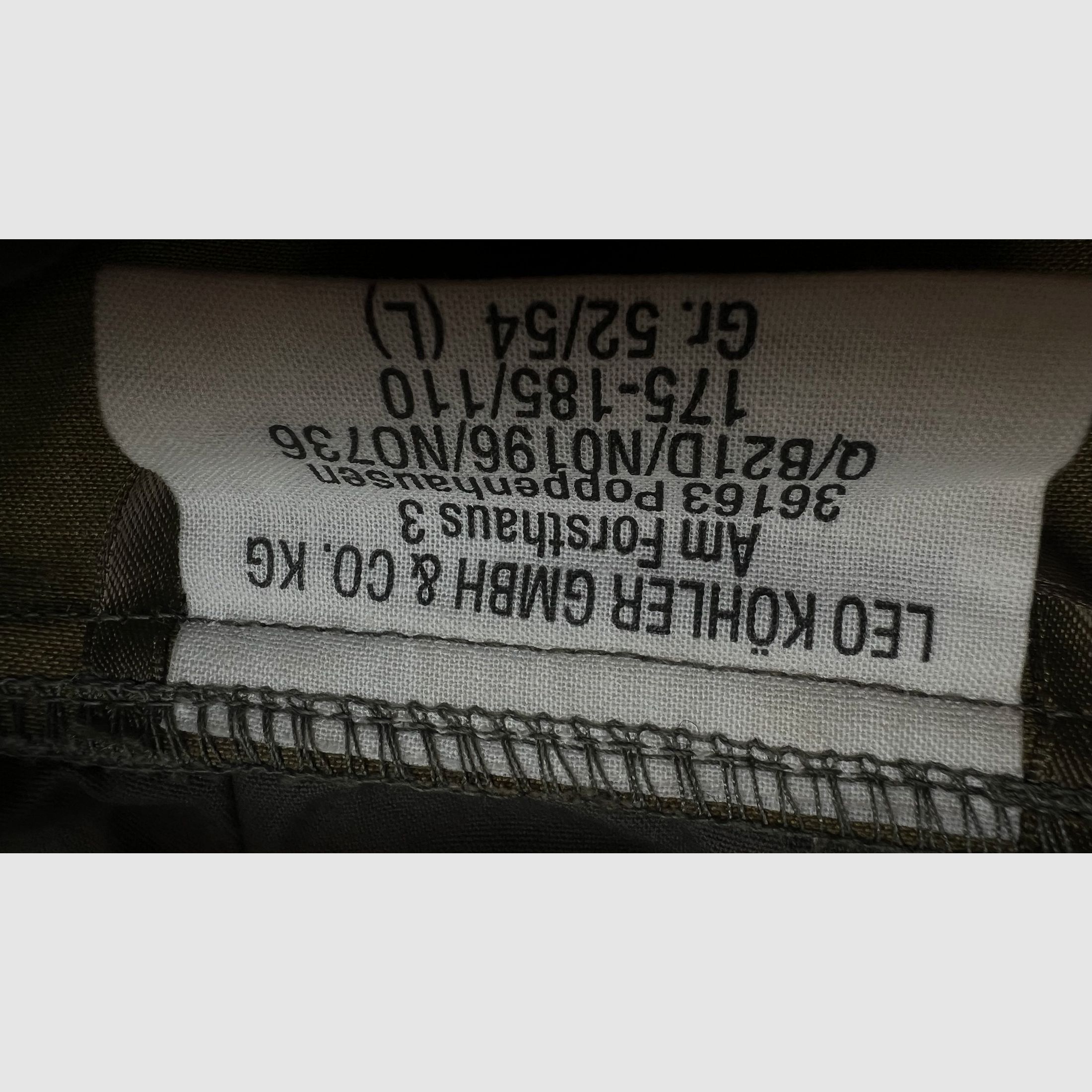 Einsatzkampfjacke von Leo Köhler