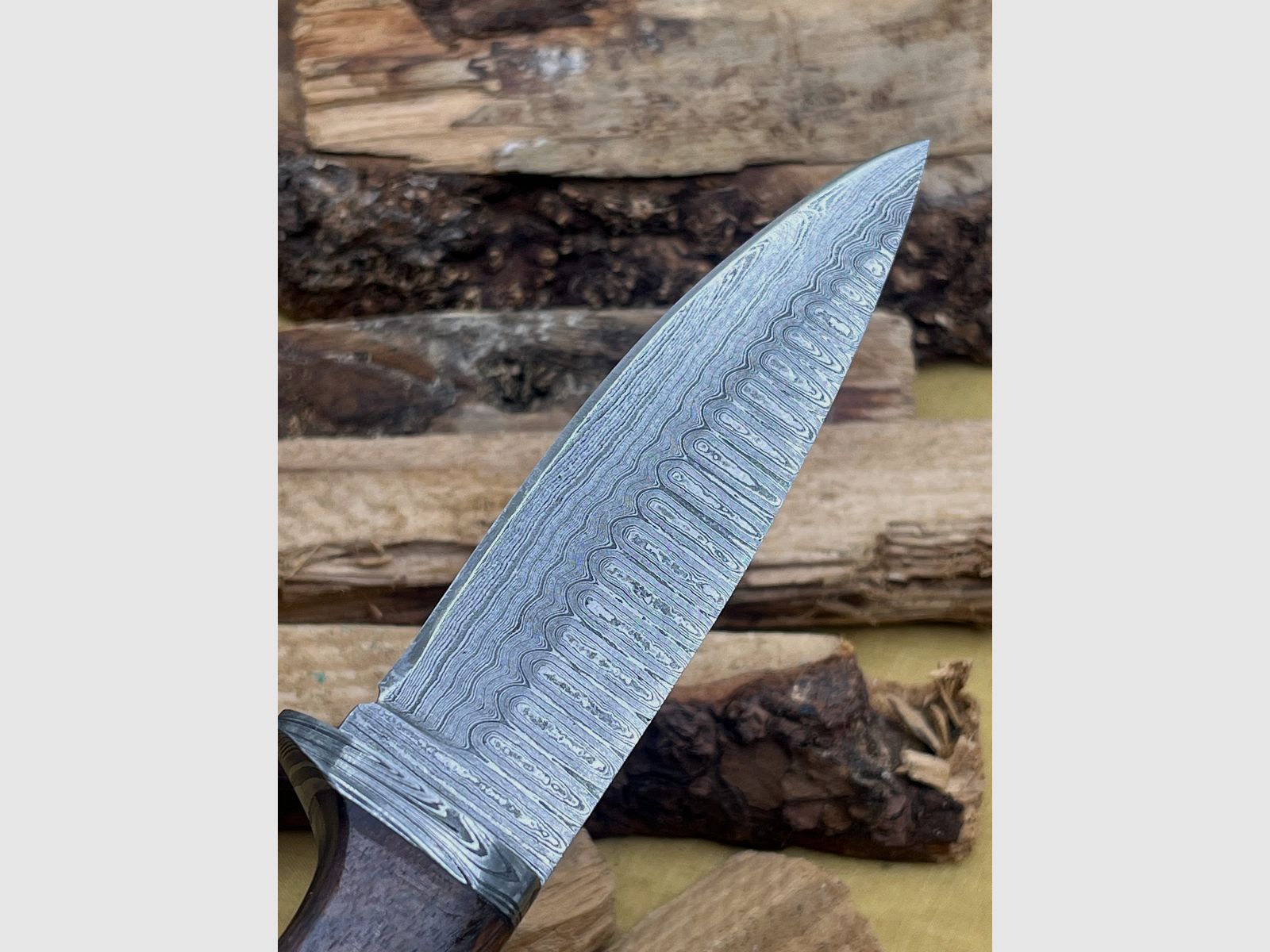 Jagdmesser Damaststahl 