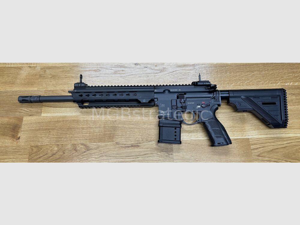 Heckler & Koch MR223 A3 Slim-Line 14,5" cañón - rifle semiautomático .223Rem supresor de fuego de boca con interfaz de silenciador - versión civil HK416 / G95K / G38 / con mejoras