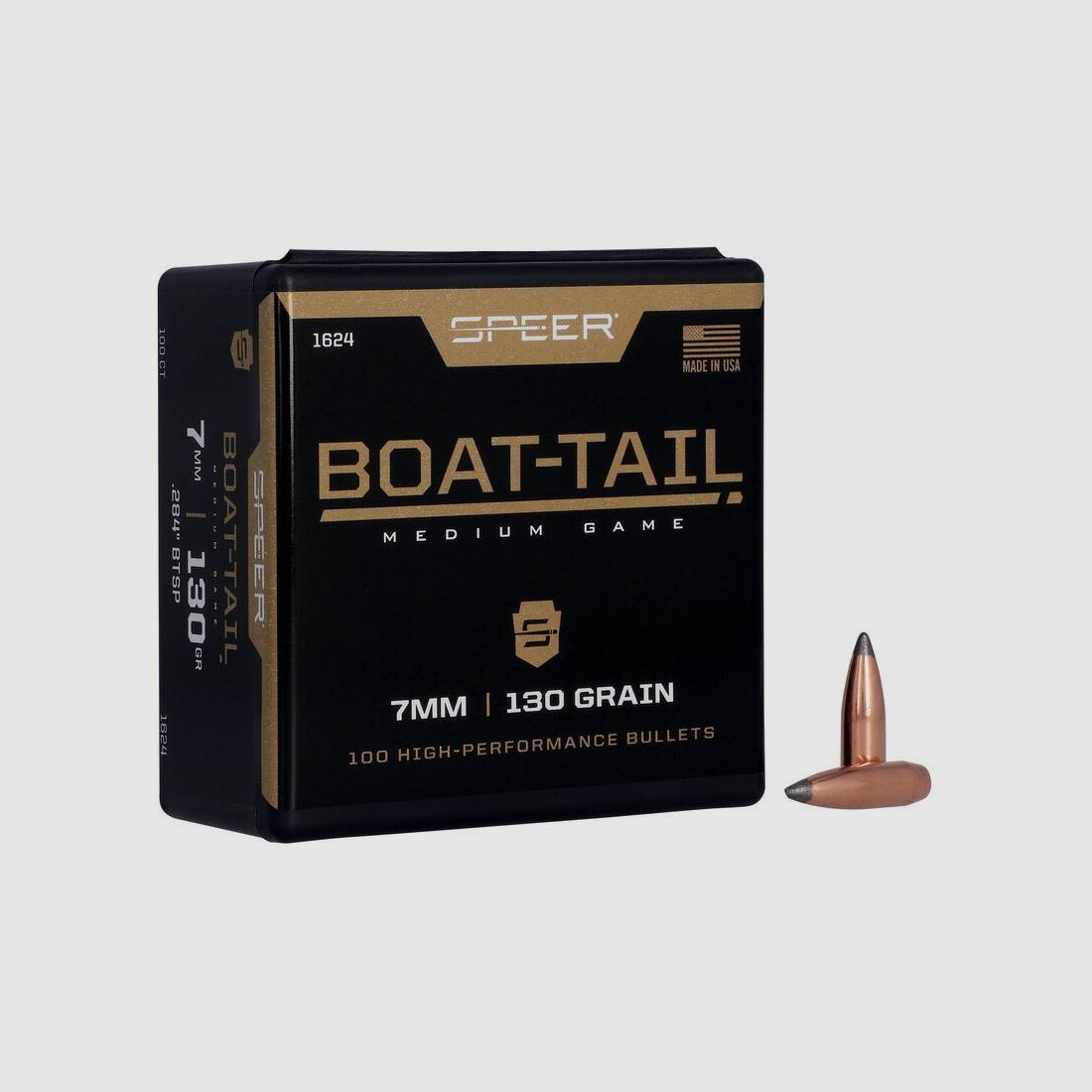 Proiettili SPEER Boat-Tail – .284″ – 130 grains