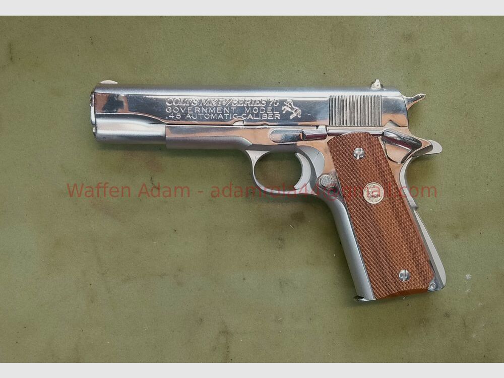 Colt MK IV/Serie`s 70 Government Nickel 1977