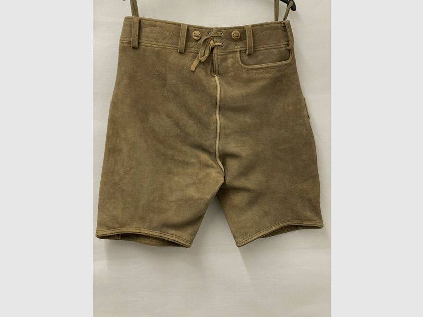 Pantalon en cuir court pour homme, image 3 sur 3
