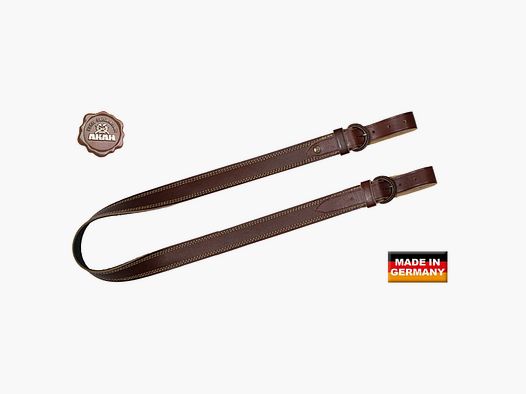 Correa de rifle AKAH de cuero de plena flor