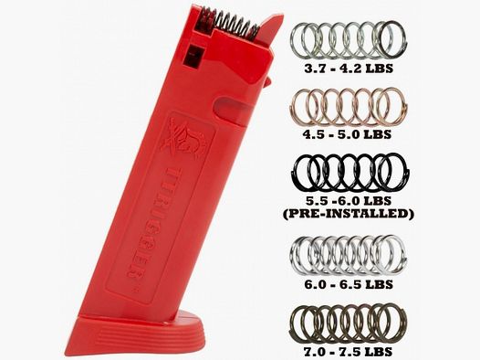 Cargador TTrigger Trockenübung Glock Rot Kit Spring