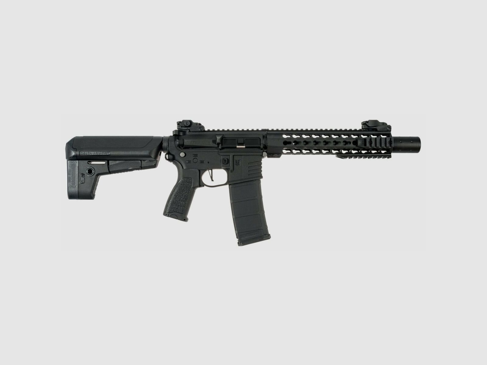 AR15 KeyMod 10 Zoll PREDATOR CHARLIE Schwarz S-AEG Softair Gewehr Frei ab 18 Jahren | Delta Armory, Bild 4 von 4