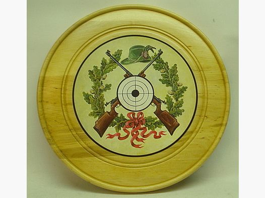 Protective disc rifle - 40cm, light solid wood