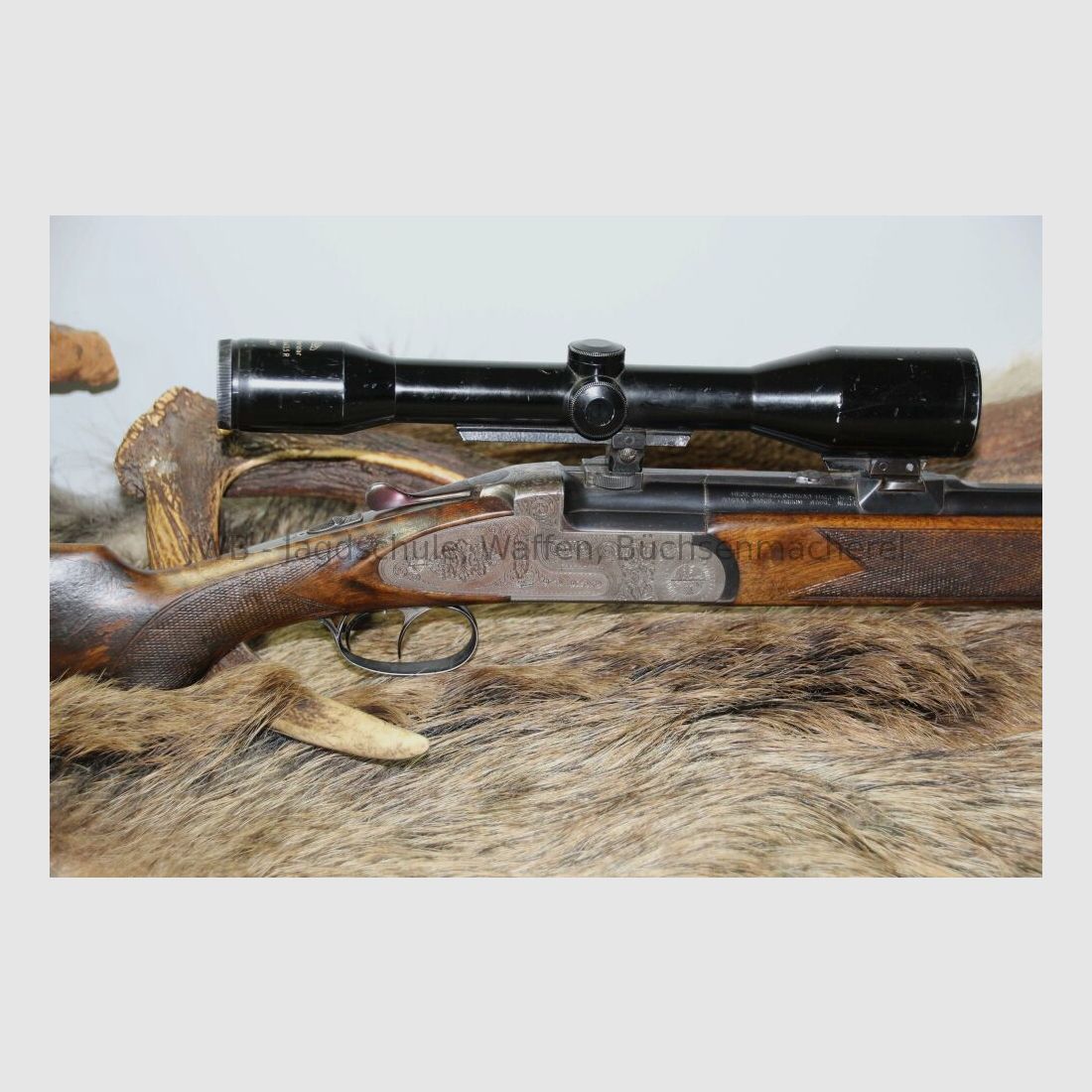 Antonio Zoli mit langen Seitenplatten - Frauenwaffe mit Schaftlänge 34 cm 7x57R; 16/70