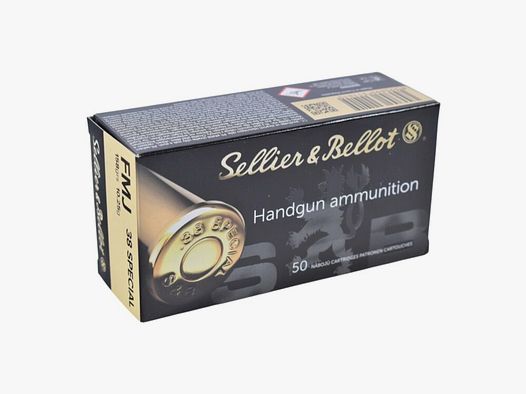 Sellier & Bellot .38 Special FMJ 158grs / 10,2g