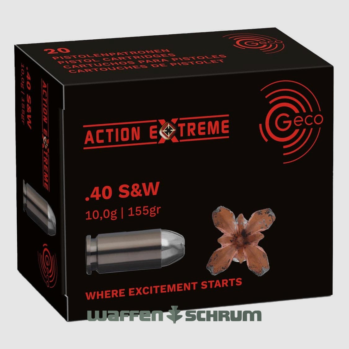 Geco .40S&W Action EXTREME 10,0g - 155gr