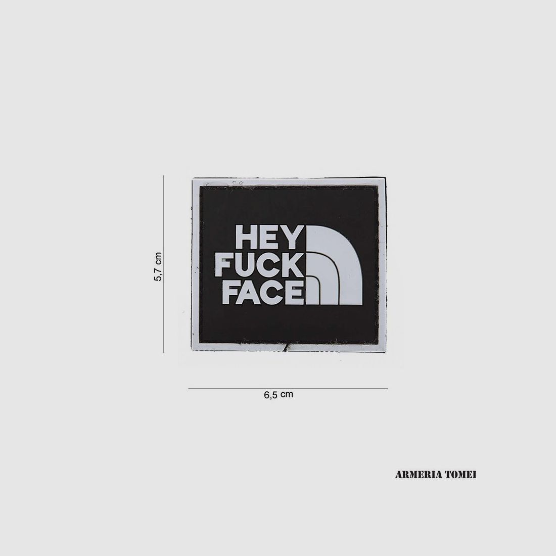 PATCH – TOPPA 3D PVC 4 HEY FUCK FACE #12044