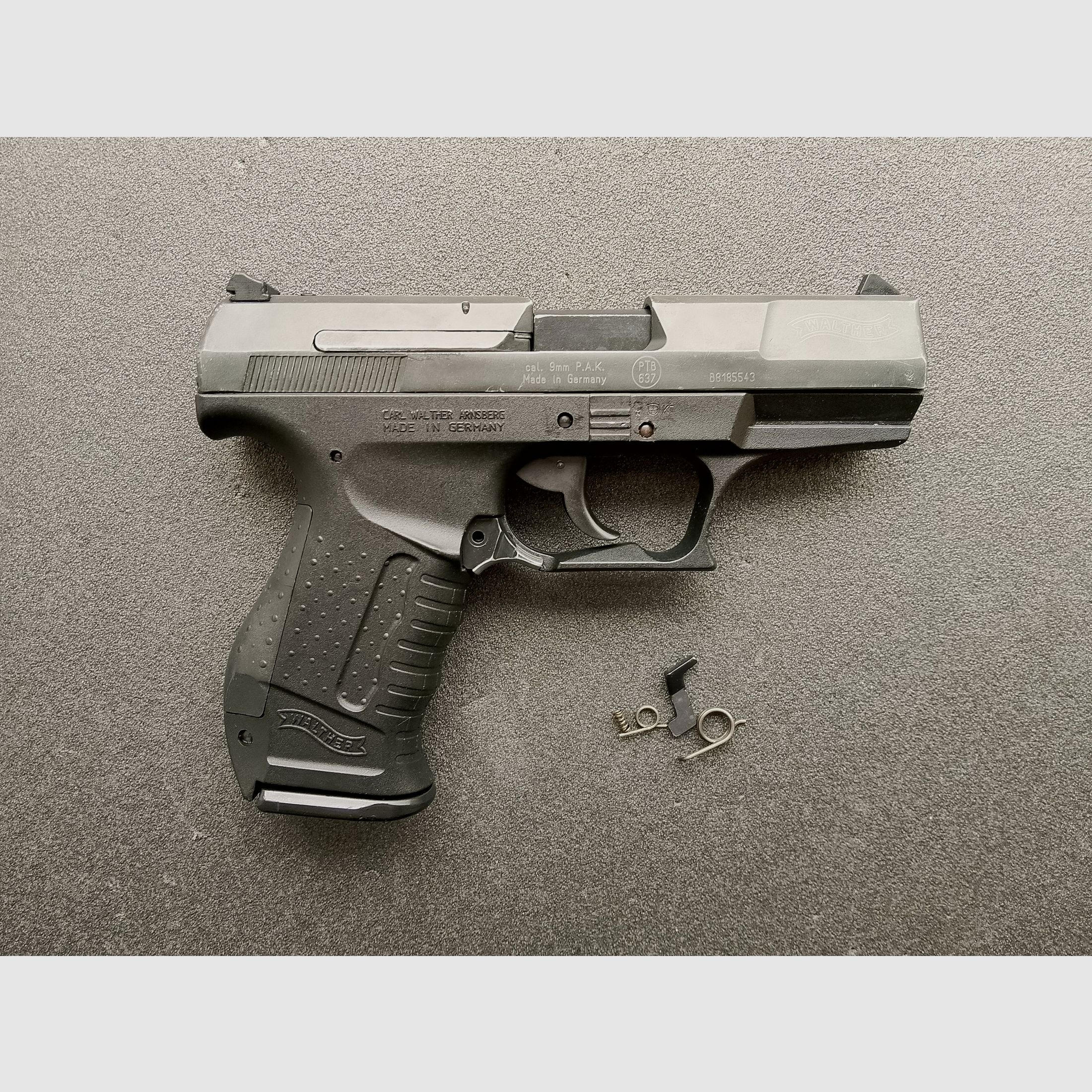 VK Umarex Walther P99 9mm P.A.K. Black PTB 637