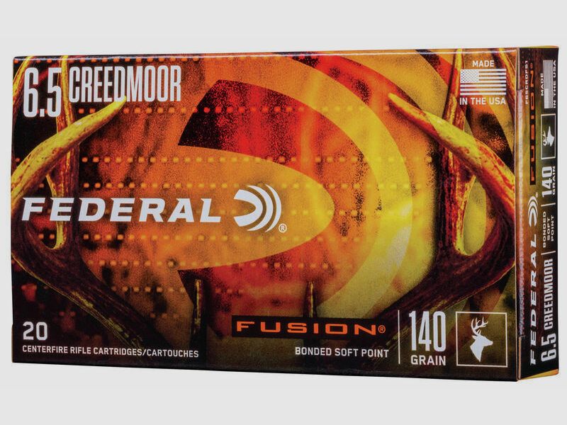 Federal TM/SP 9.1g/140grs Fusion, 20 pcs 6.5mm Creedmoor; 6.5 Creedmoor