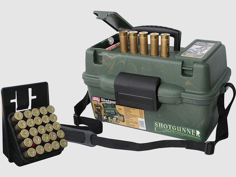 MTM Caja de cartuchos SH100-12-09 camuflaje salvaje para 100 cartuchos de perdigones .12