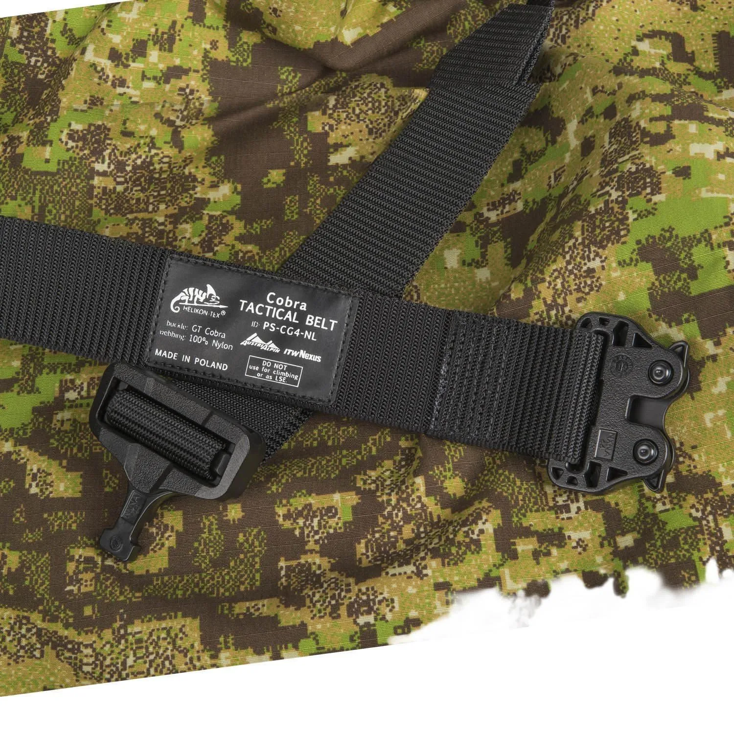 Helikon-Tex – Taktischer Gürtel mit COBRA-GT-Schnalle (FG45), schwarz, Bild 3 von 4