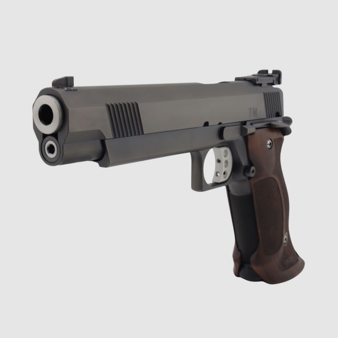 STP TM 9 BOMAR 6.0 Pistola Match Longslide Hecha en Alemania con empuñadura Nill