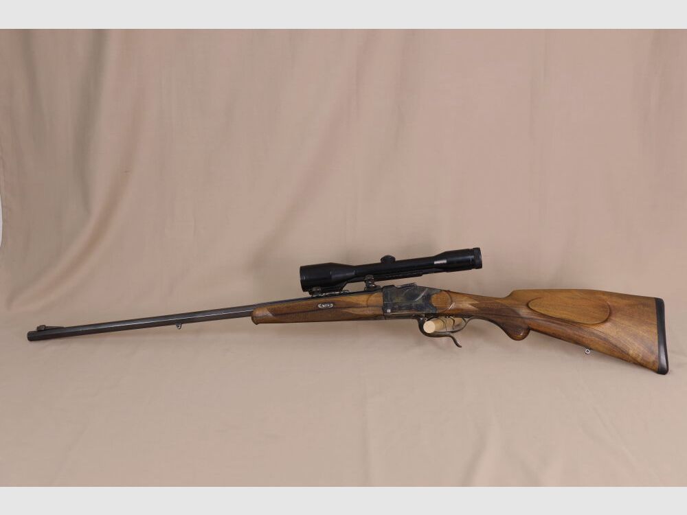 Greifelt & Co. Suhl break-action rifle with color hardening